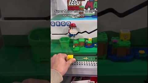 Lego Super Mario Display at Best Buy #short