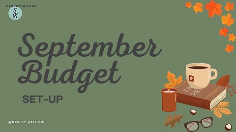 September Budget Set Up | Every Dollar | Back to Work | 2024