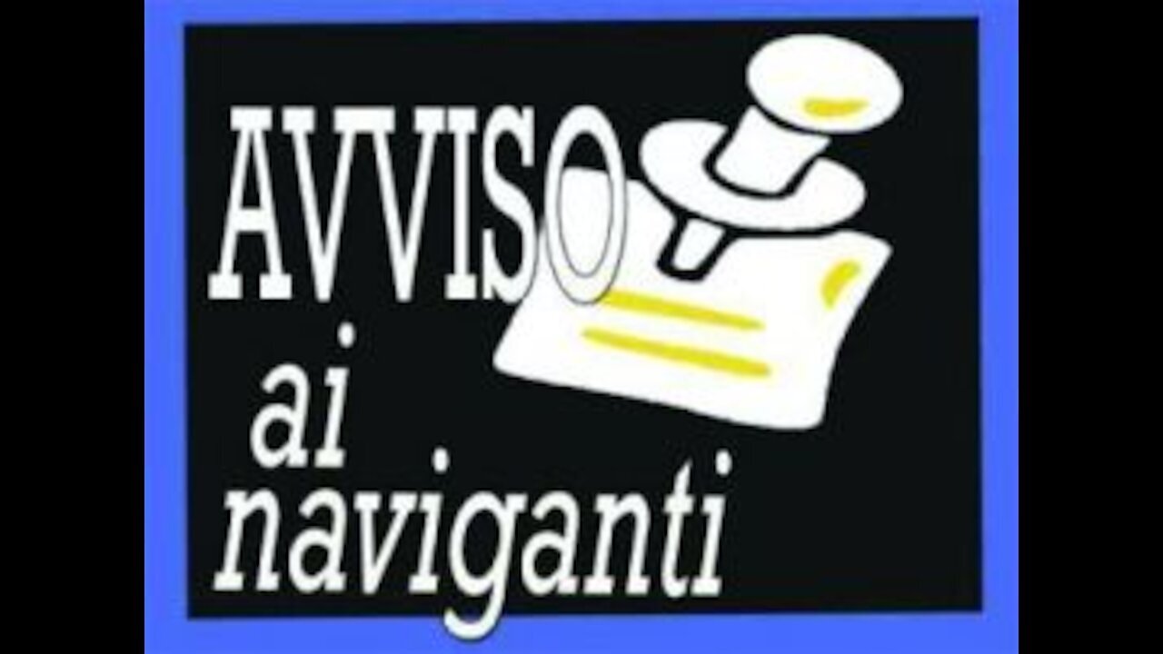ULTIMO AVVISO AI NAVIGANTI IN QUESTO MONDO IMMONDO... ELISEO BONANNO