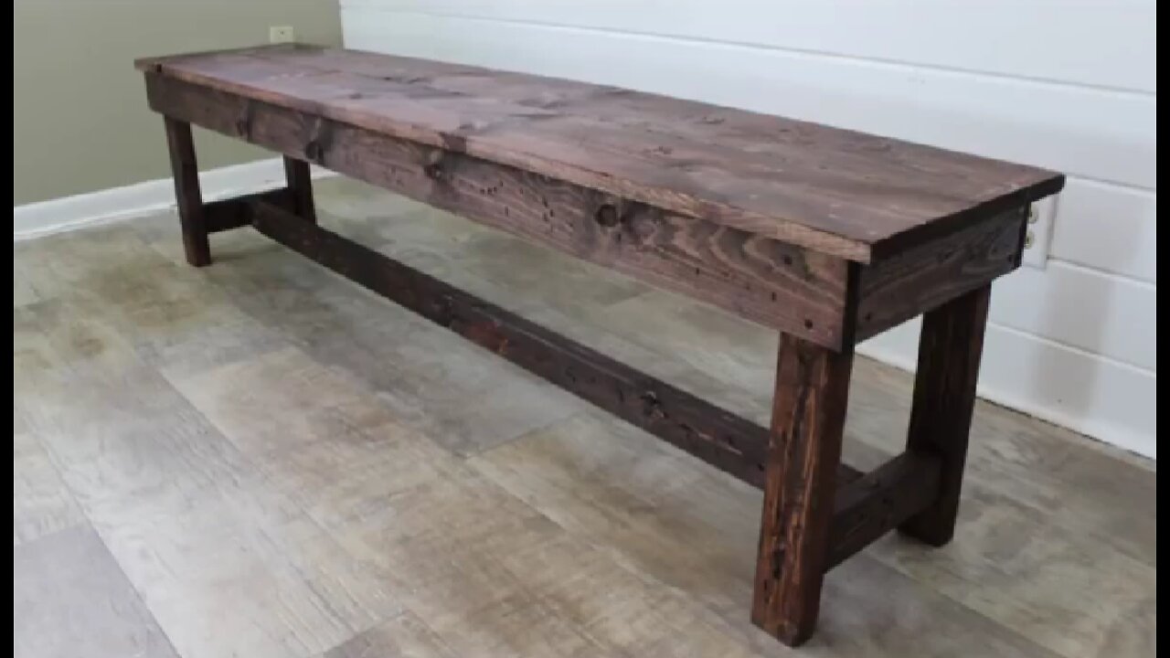 The $20 Farmhouse Bench - Easy DIY Project