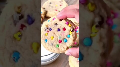 Rainbow Chip Cookies -- www.iambaker.net