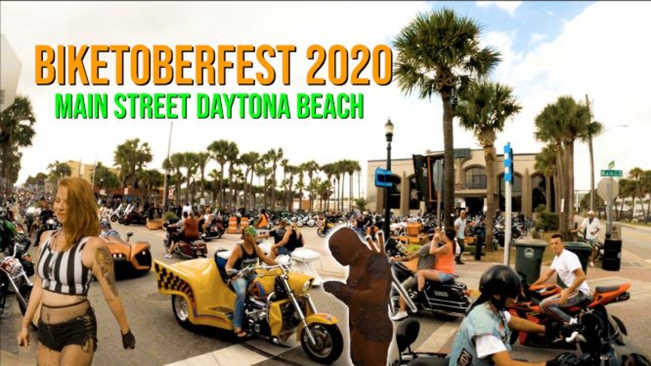 Biketoberfest 2020 Daytona Beach FL | Walking around Main Street | Oct 17