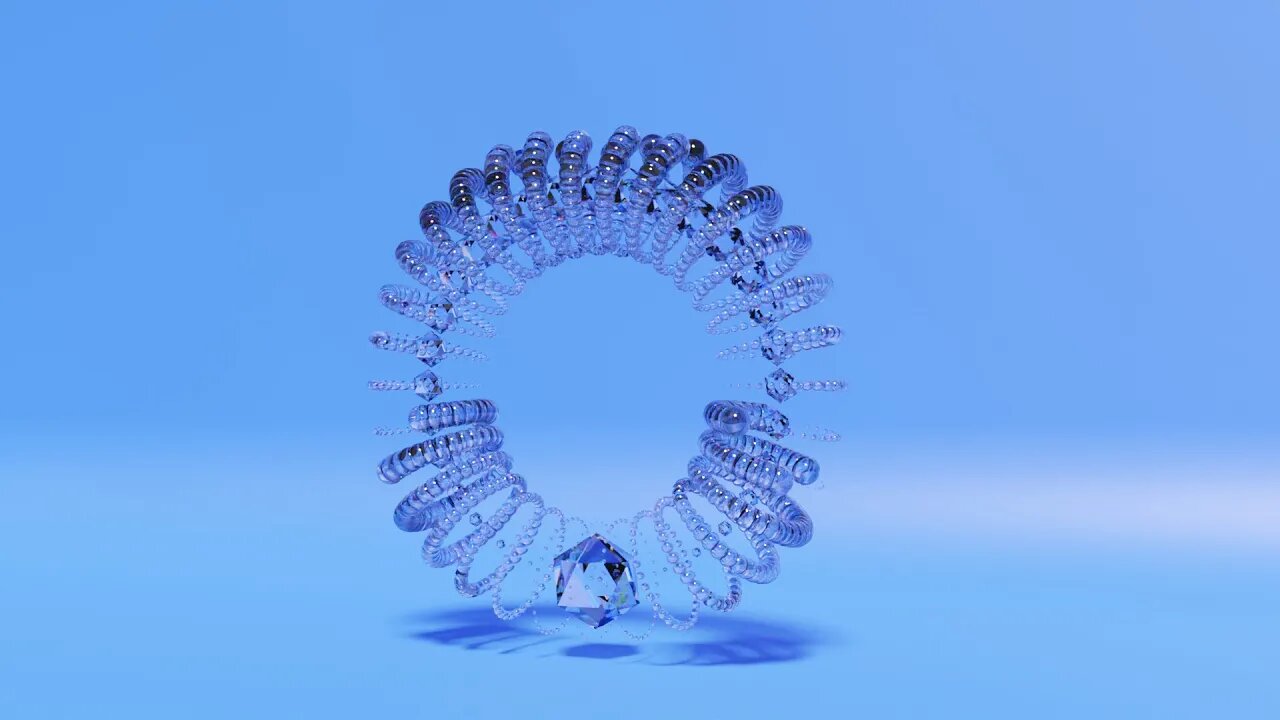 Oddly Satisfying Crystal Animation | Shakaama