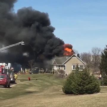 VIEWER VIDEO: Fire destroys Mukwonago home Sunday afternoon