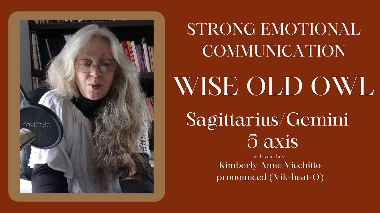 Wise Old Owl. Strong Emotional Communication. Sagittarius Gemini 5. Symbol. Psychology .Gem. Sabian