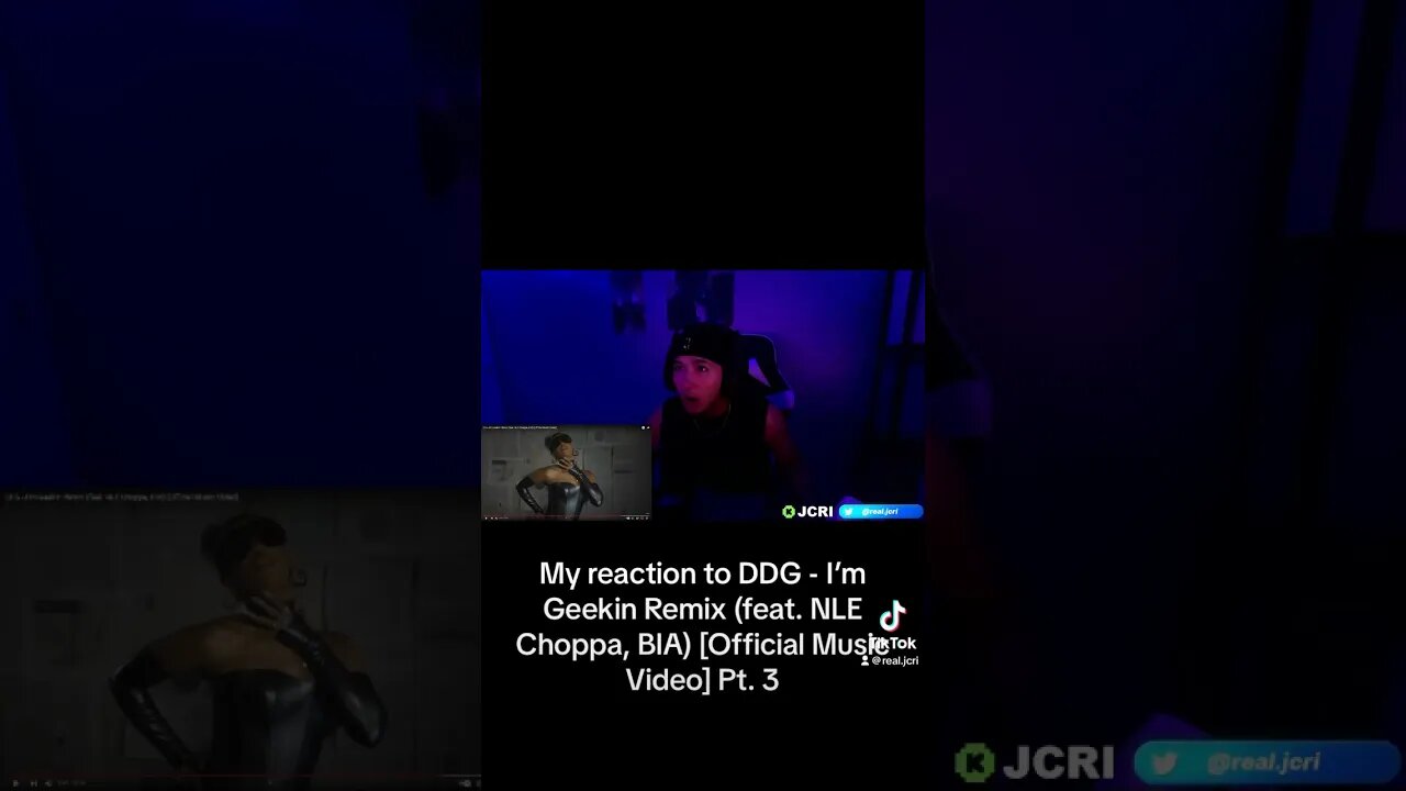 My reaction to DDG - I’m Geekin Remix (feat. NLE Choppa, BIA) [Official Music Video] Pt. 3 #shorts