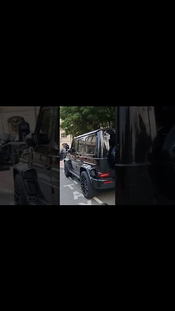 Brabus 700 G63 AMG with clearcarbon and light blue details. Filmed with RayBan #brabus #brabusamg