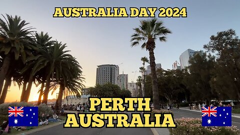 Exploring Perth Australia 🇦🇺: Walking Around the City on Australia Day 2024