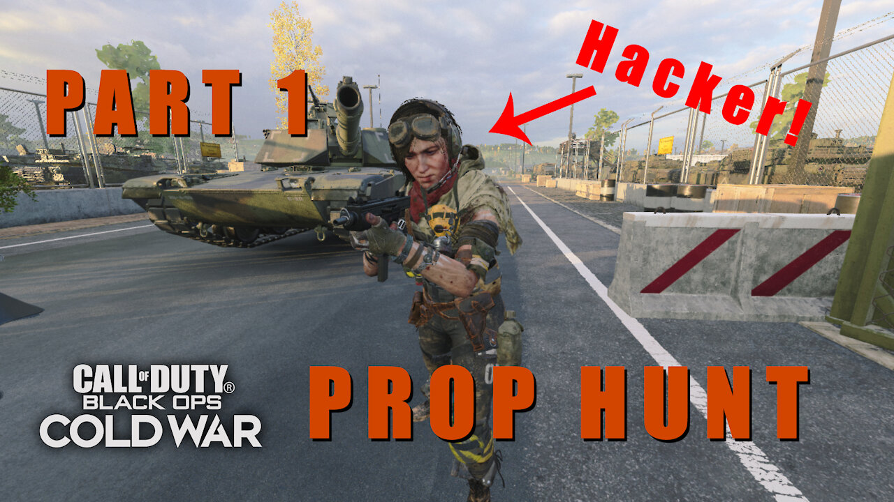 Getting Called a HACKER in PROP HUNT Part 1 - Black Ops Cold War