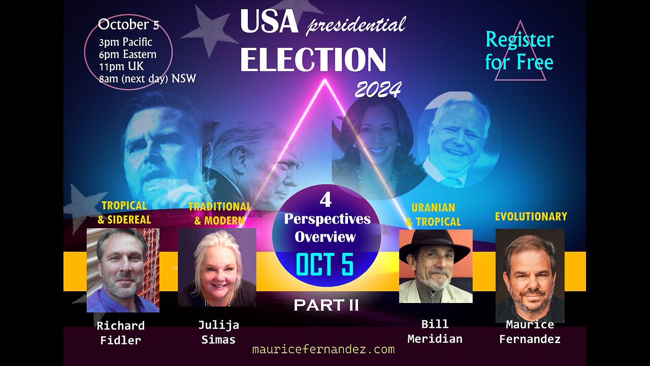 A Panel of Astrologers Discuss the 2024 USA Presidential Election