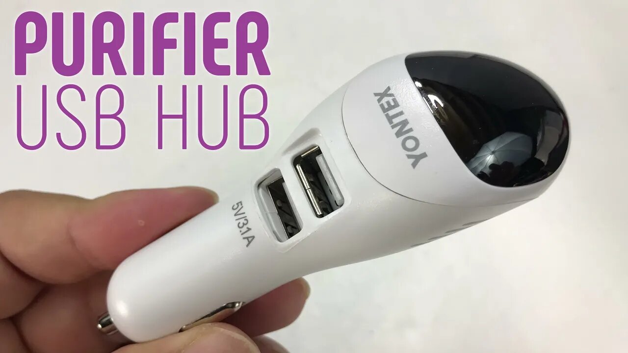Car Air Purifier with 2 USB Ports by Yontex Review
