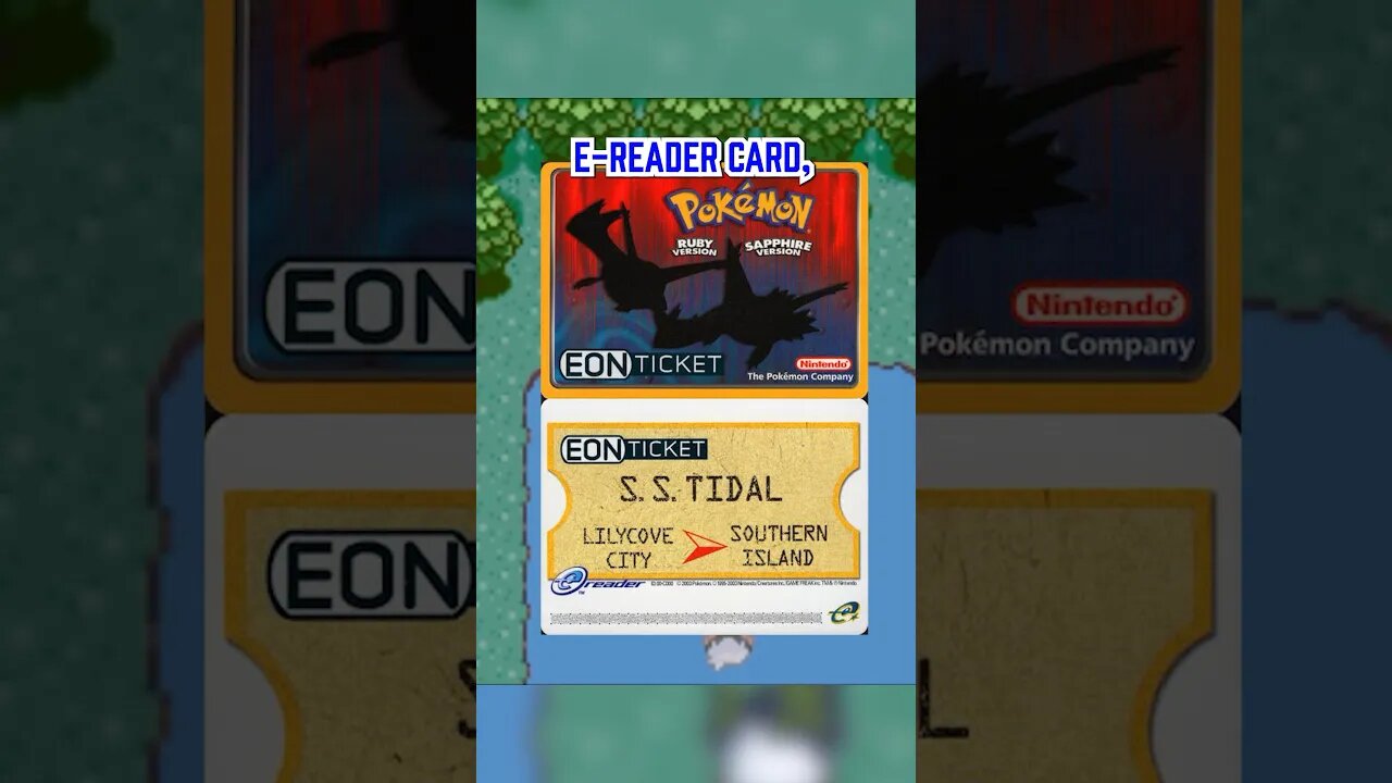 Can we make an EON Ticket for Pokémon Ruby/Sapphire?