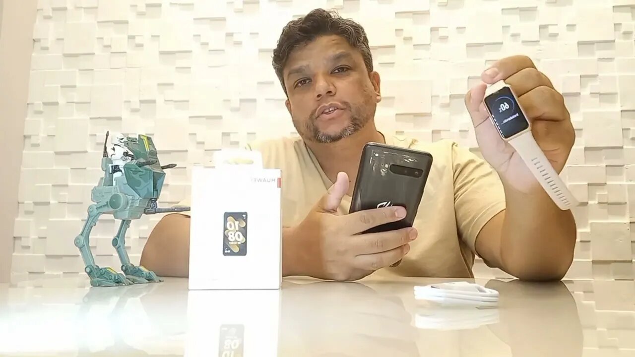 Unboxing Huawai Band 7. Link pata venda na descrição.