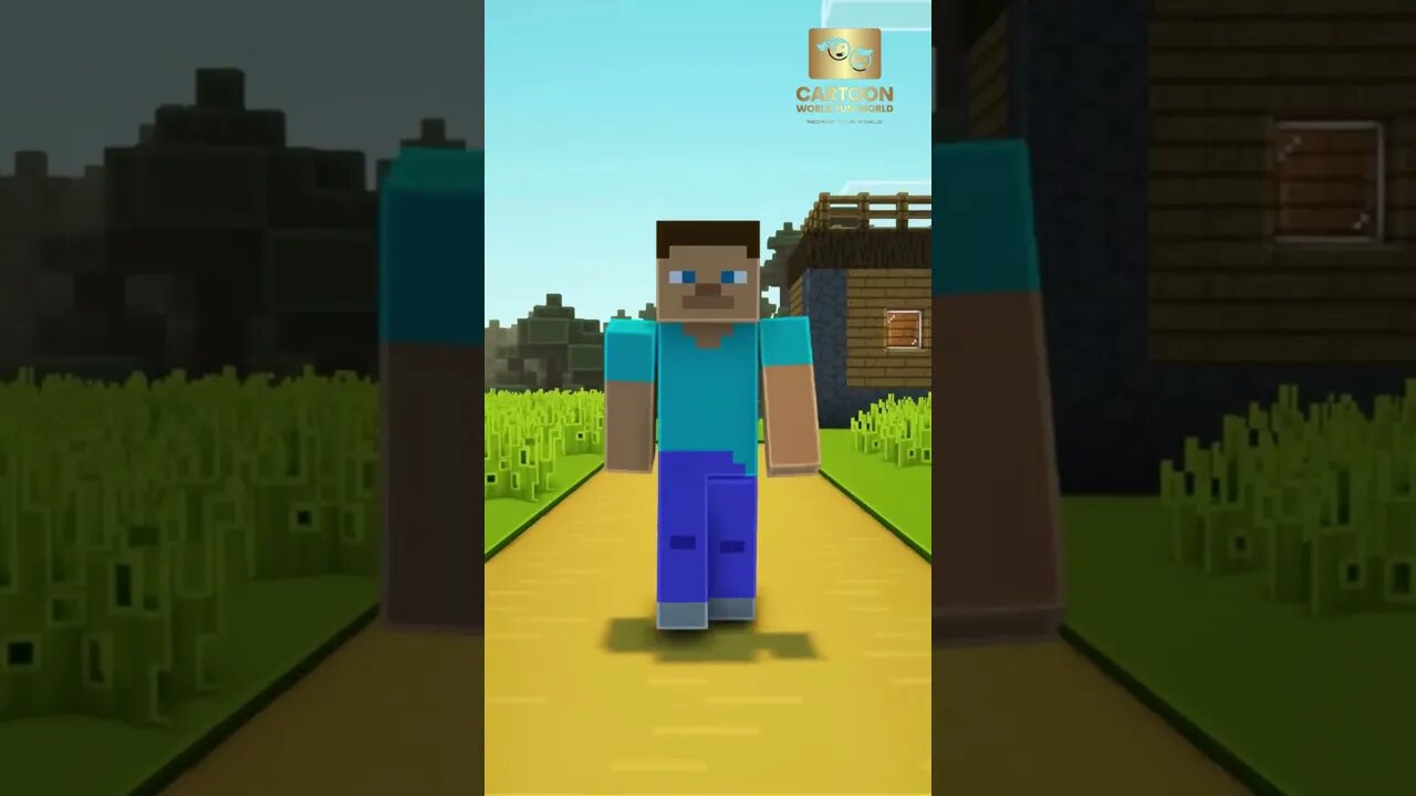 Minecraft Steve goes to Heaven #viral #shorts #ytshort