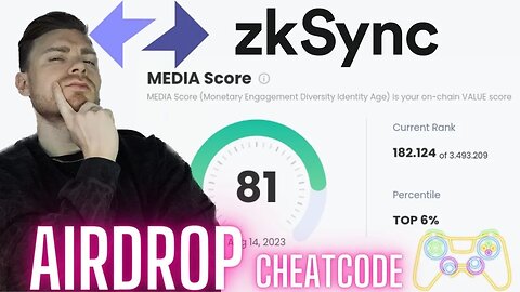 🔥 zKsync Airdrop - TOP 5% CHEATCODE💎 #zksync #zksyncairdrop