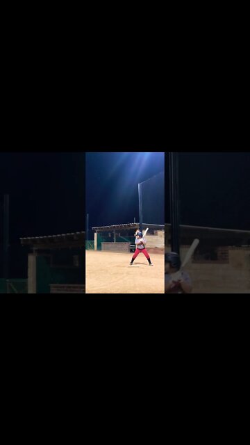 Late Night Batting Practice #shorts #short #softball