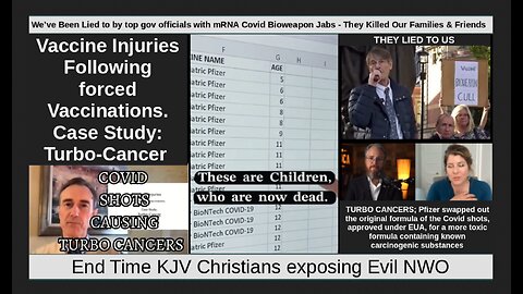 The top gov officials Lied about mRNA Covid Bioweapon Jabs - They Killed Our Families & Friends