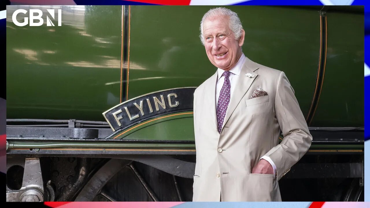 King Charles' "real soft spot for steam engines" on display to celebrate Flying Scotsman centenary