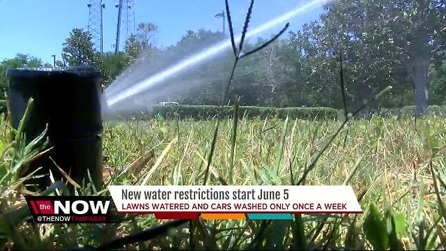 Phase III water restrictions go into effect across Tampa Bay area June 5