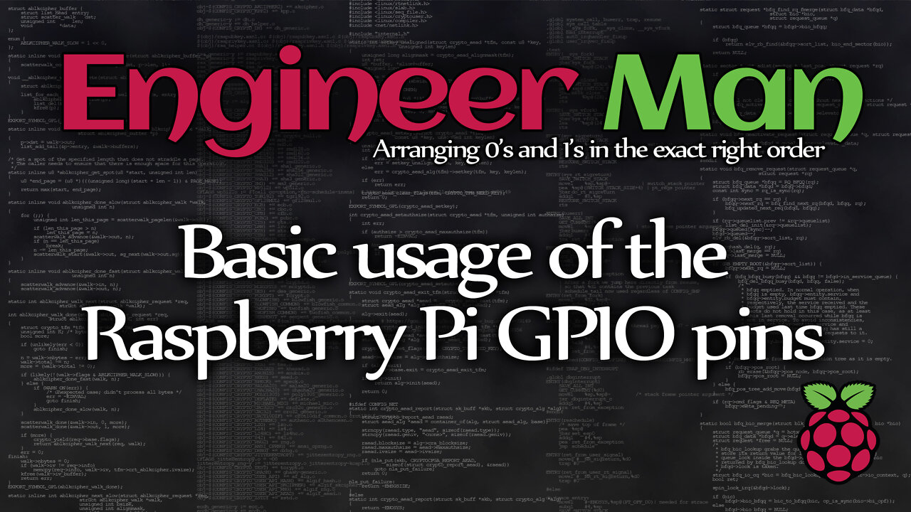 Basic usage of the Raspberry Pi GPIO pins