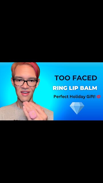 Too faced lip balm bling ring?! Omg! Yasssss! Get yours at Ulta 💯😍
