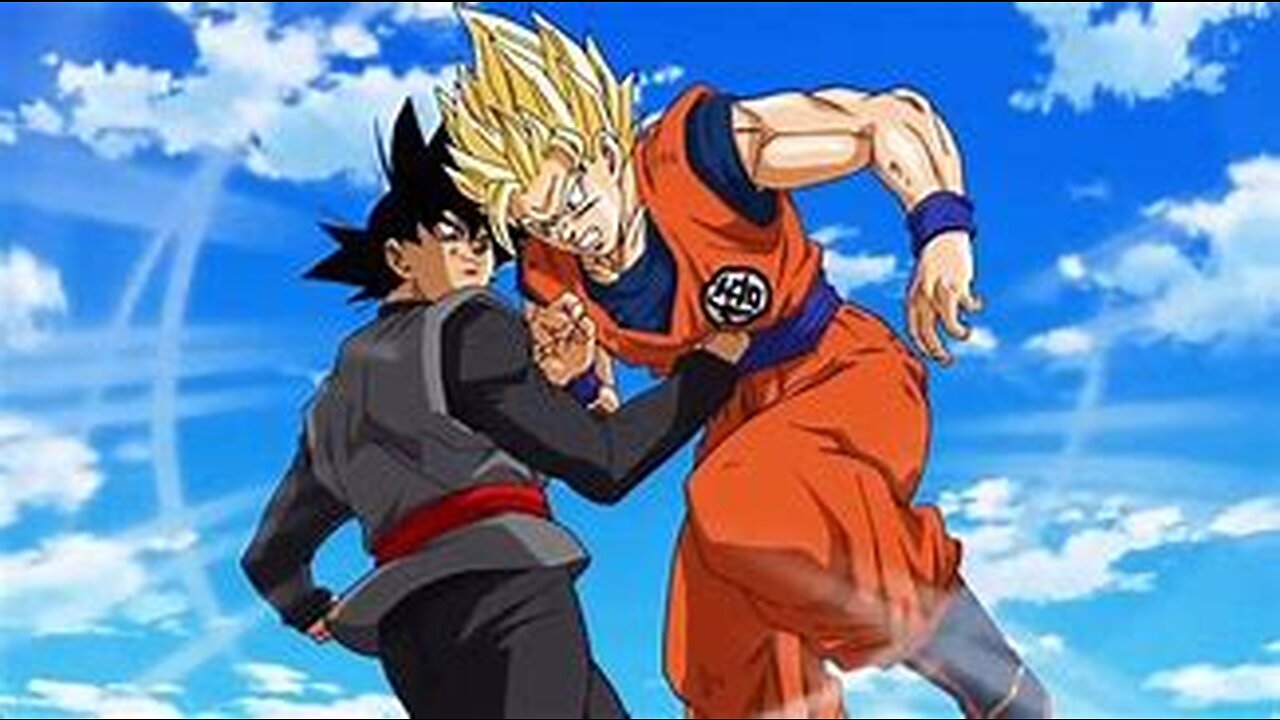 Goku fights Goku Black for the First Time