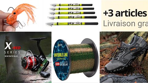 The best fishing equipment from ALI EXPRESS CHOICE PÊCHE offers