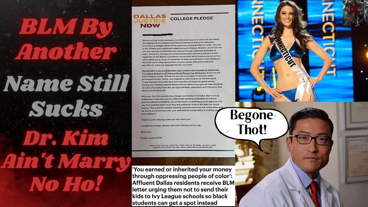 Race Hustler Wants White Kids to Stay Out of Top University | Surgeon Didn't Sign Up to Marry a Ho