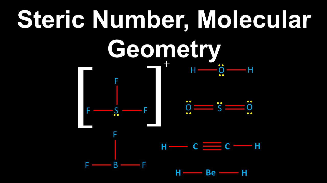 Steric Number, VSEPR, Molecular Geometry - AP Chemistry