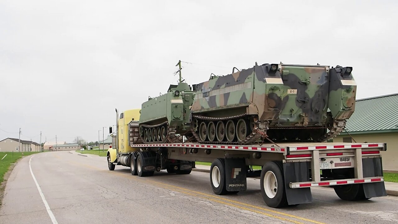 Indiana National Guard Soldiers Prepare M113s for Ukrainian Defense