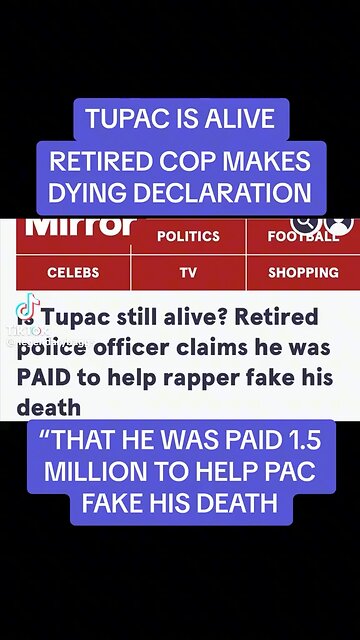 Proof Tupac is alive