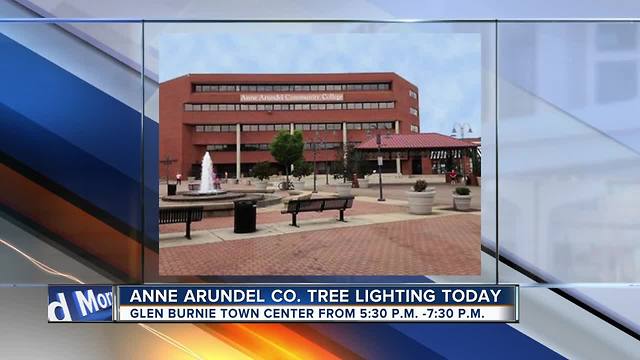 Glen Burnie Town Center Christmas tree lighting