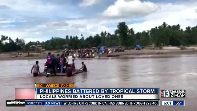 Hundreds dead, thousands displaced as storm batters the Philippines