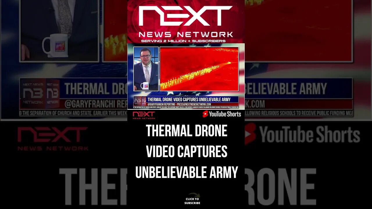 Thermal Drone Video Captures UNBELIEVABLE Army #shorts