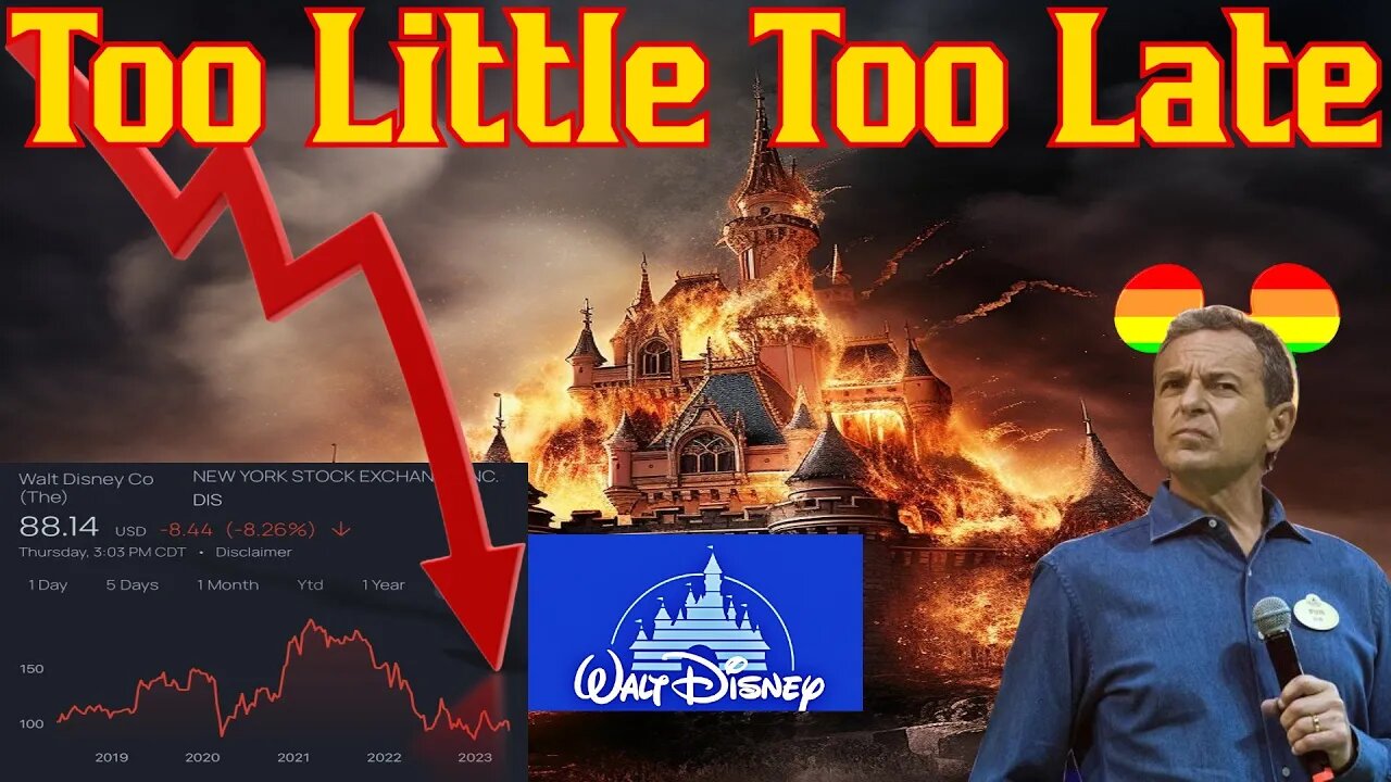 Disney Lays Off THOUSANDS! Stock Drops Despite MAJOR Global Layoffs! Walt Disney Company Bob Iger