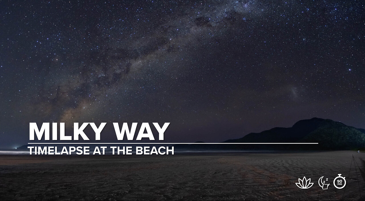 Milky Way Timelapse at the Beach