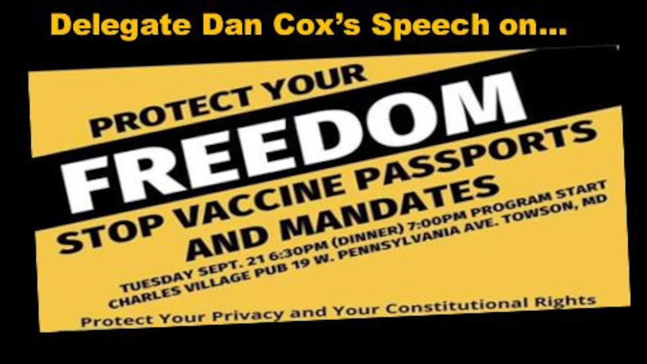 Dan Cox on Protect Your Freedom