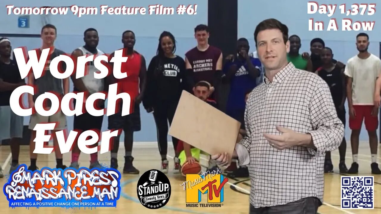 Tomorrow 9pm EST "Worst Coach Ever" My 6th Comedy Feature Film!!