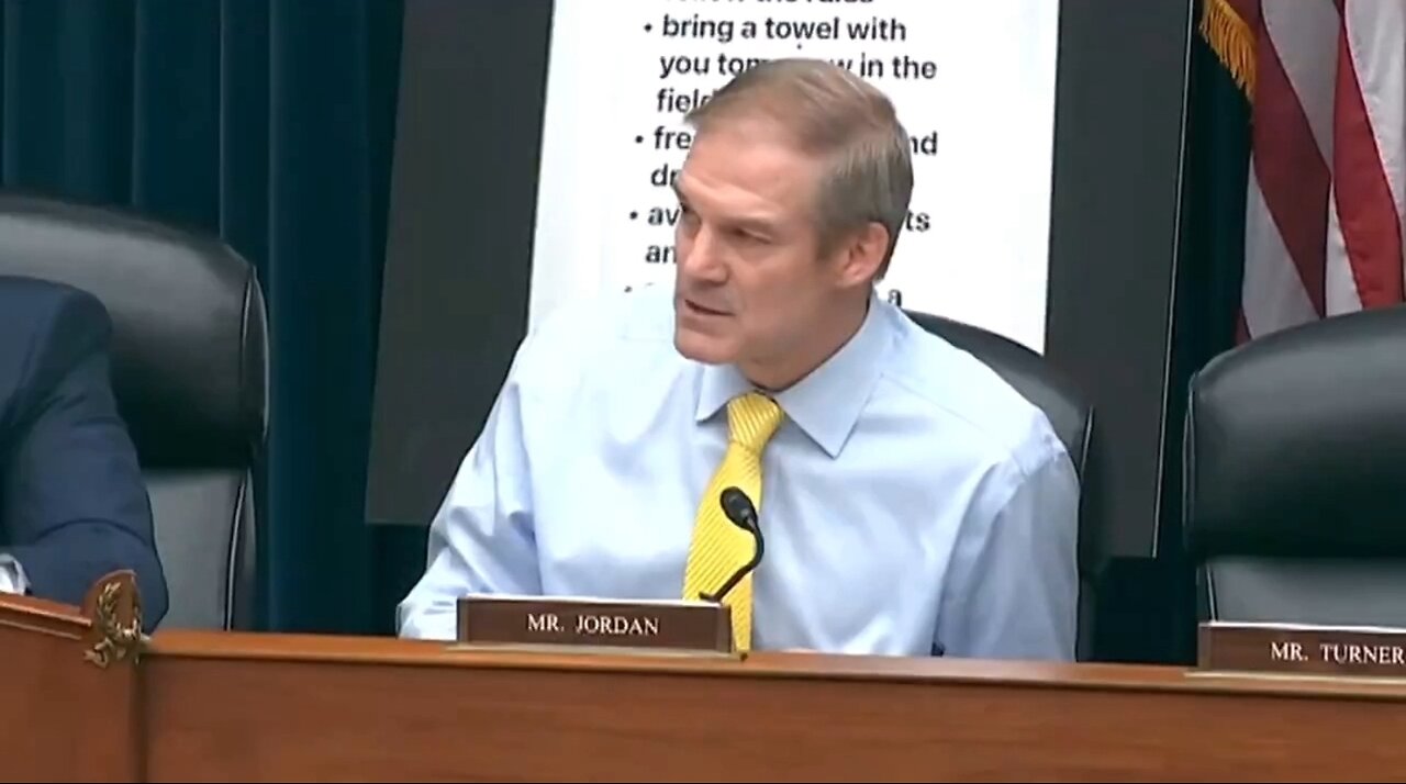 Rep Jim Jordan to FEMA Chief: Are You Lying About Skipping Trump Homes?