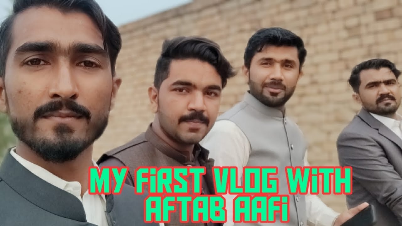 my first vlog with Aftab aafi on YouTube. village of vlog.visit of village.@Vlogofpunjab