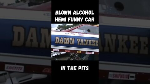 Blown Alcohol Hemi Nostalgia Funny Car in the Pits! #shorts