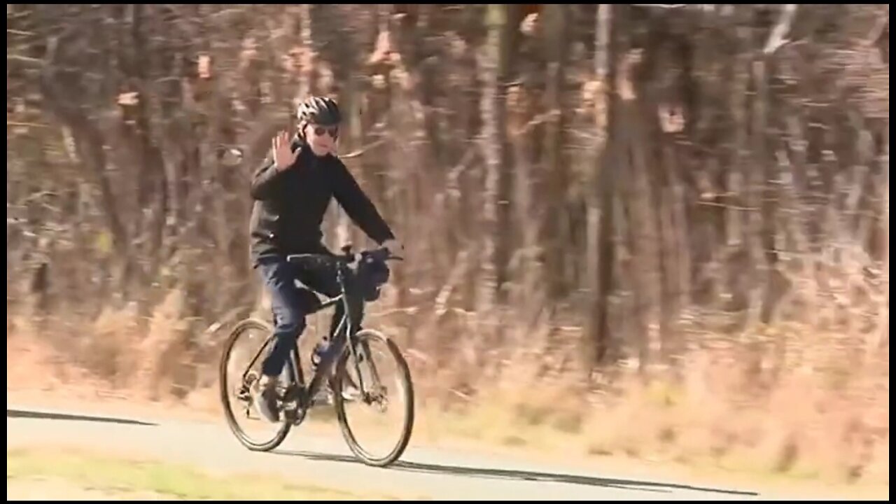 The World and America Is In Chaos and Biden Goes For A Bike Ride At The Beach