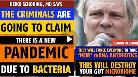 The COVID Criminals |To claim there is a New Pandemic of Bacteria