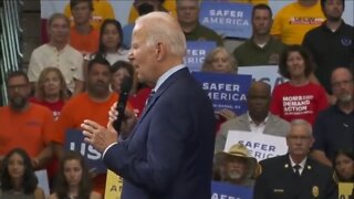 Biden Claims Brave Right-Wing Americans Are Shooting At Cops