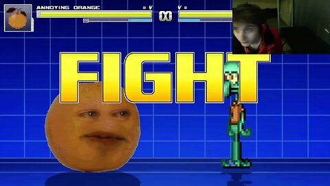 Annoying Orange VS Squidward From The SpongeBob SquarePants Series In An Epic Battle In MUGEN