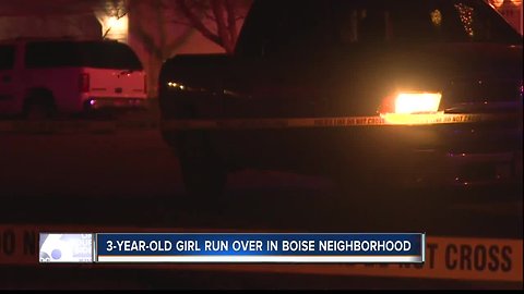 UPDATE: 3-year-old girl dies from injuries after being run over by truck