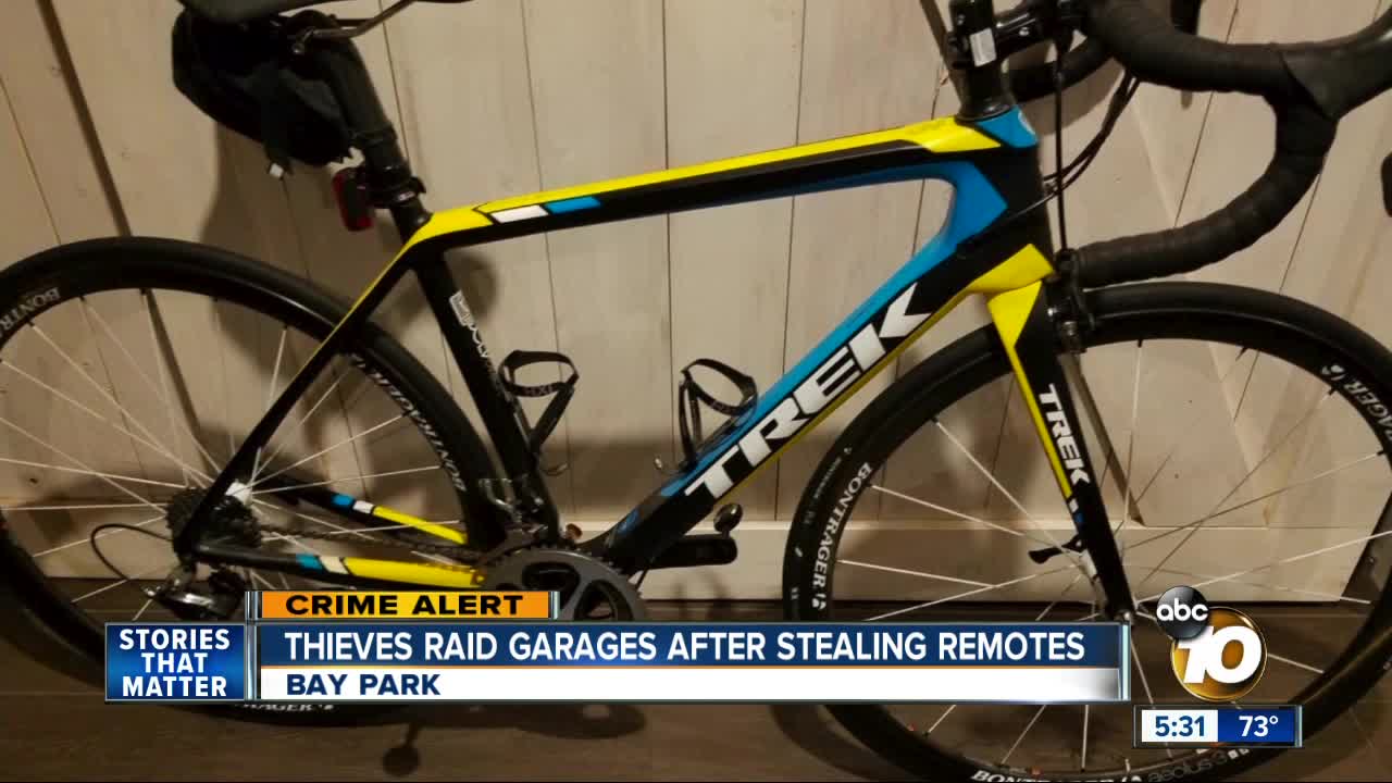 Thieves steal remotes, raid garages while residents sleep