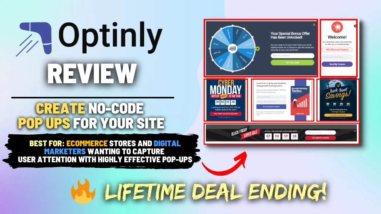 Optinly Review [Lifetime Deal] | Create Popups with triggers to engage Visitors & Grow Email Lists