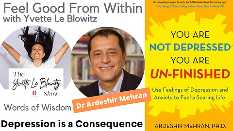 Depression is a Consequence w/Dr Ardeshir Mehran, PhD - Mental Health Podcast