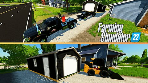 Building a CUSTOM $100,000 MOBILE Shed! | NEW *SWITCH & GO* MOD | Farming Simulator 22